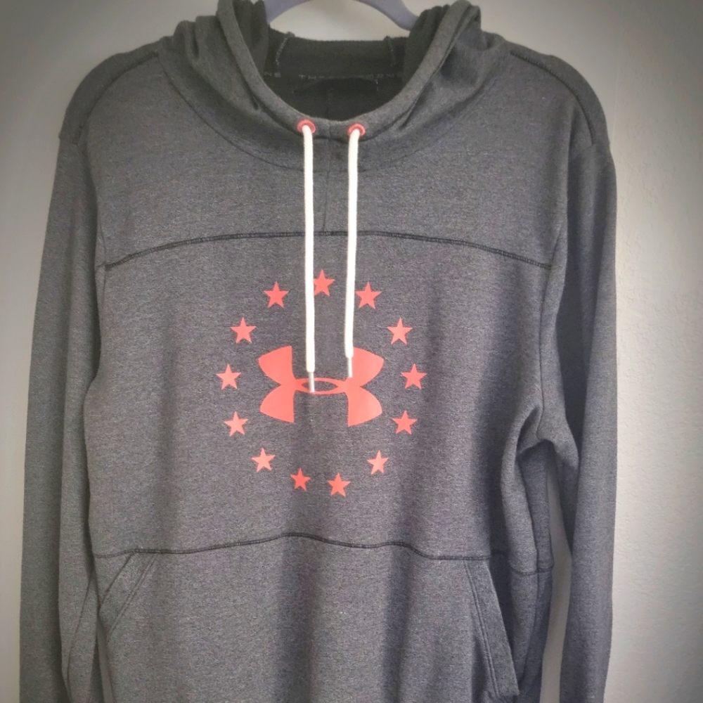 Under Armour Gray Hoodie Large